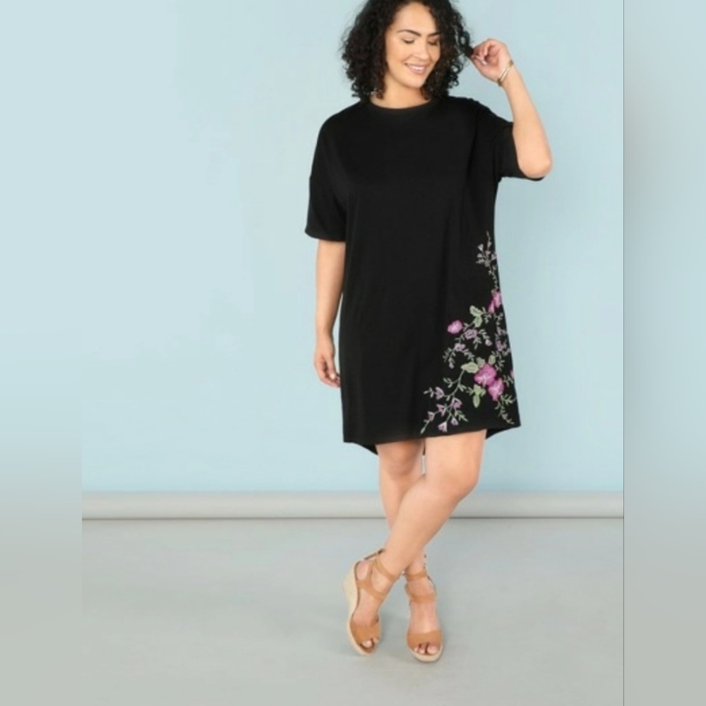 #39 Floral Tunic Dress